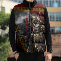 Ares Greek God Of War Sleeveless Puffer Jacket Warrior Ancient Greek Mythology Art