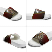 Ares Greek God Of War Slide Sandals Warrior Ancient Greek Mythology Art