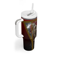 Ares Greek God Of War Tumbler With Handle Warrior Ancient Greek Mythology Art
