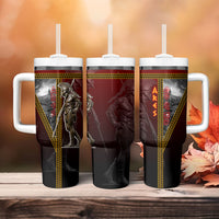 Ares Greek God Of War Tumbler With Handle Warrior Ancient Greek Mythology Art