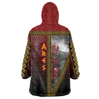 Ares Greek God Of War Wearable Blanket Hoodie Warrior Ancient Greek Mythology Art