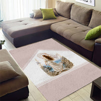 Aphrodite Greek Goddess Area Rug Classical Mythology Vintage Art Ocean Scene