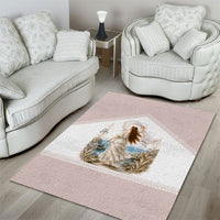 Aphrodite Greek Goddess Area Rug Classical Mythology Vintage Art Ocean Scene