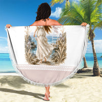 Aphrodite Greek Goddess Beach Blanket Classical Mythology Vintage Art Ocean Scene