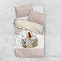 Aphrodite Greek Goddess Bedding Set Classical Mythology Vintage Art Ocean Scene