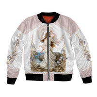 Aphrodite Greek Goddess Bomber Jacket Classical Mythology Vintage Art Ocean Scene