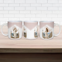 Aphrodite Greek Goddess Ceramic Mug Classical Mythology Vintage Art Ocean Scene