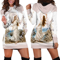 Aphrodite Greek Goddess Hoodie Dress Classical Mythology Vintage Art Ocean Scene