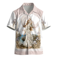 Aphrodite Greek Goddess Kid Hawaiian Shirt Classical Mythology Vintage Art Ocean Scene