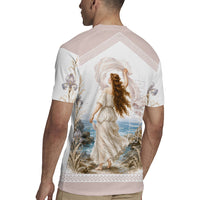 Aphrodite Greek Goddess Rugby Jersey Classical Mythology Vintage Art Ocean Scene