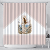 Aphrodite Greek Goddess Shower Curtain Classical Mythology Vintage Art Ocean Scene