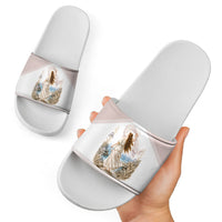 Aphrodite Greek Goddess Slide Sandals Classical Mythology Vintage Art Ocean Scene