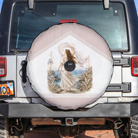 Aphrodite Greek Goddess Spare Tire Cover Classical Mythology Vintage Art Ocean Scene