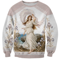 Aphrodite Greek Goddess Sweatshirt Classical Mythology Vintage Art Ocean Scene