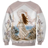 Aphrodite Greek Goddess Sweatshirt Classical Mythology Vintage Art Ocean Scene