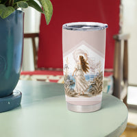 Aphrodite Greek Goddess Tumbler Cup Classical Mythology Vintage Art Ocean Scene