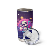 Skull Tumbler Cup I Love You in every Universe Cosmic Abstract Art - Wonder Print Shop