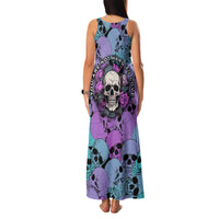 Skull Pattern Family Matching Tank Maxi Dress and Hawaiian Shirt Your Are Not Hard To Love - Wonder Print Shop