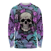 Skull Pattern Long Sleeve Shirt Your Are Not Hard To Love - Wonder Print Shop