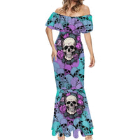 Skull Pattern Mermaid Dress Your Are Not Hard To Love - Wonder Print Shop