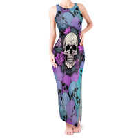 Skull Pattern Tank Maxi Dress Your Are Not Hard To Love - Wonder Print Shop