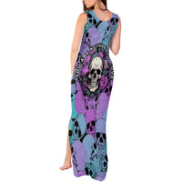 Skull Pattern Tank Maxi Dress Your Are Not Hard To Love - Wonder Print Shop