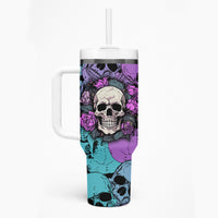 Skull Pattern Tumbler With Handle Your Are Not Hard To Love - Wonder Print Shop