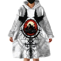 Viking Ravens Wearable Blanket Hoodie Can't Hide Our Warrior Pride - Wonder Print Shop
