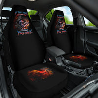 If This Flag Offends You I'll Help You Pack Skull Car Seat Cover - Wonder Print Shop