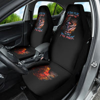 If This Flag Offends You I'll Help You Pack Skull Car Seat Cover - Wonder Print Shop