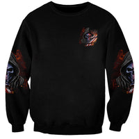 If This Flag Offends You I'll Help You Pack Skull Sweatshirt - Wonder Print Shop