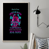 I Can Go From Regular B To Burn Canvas Wall Art - Wonder Print Shop