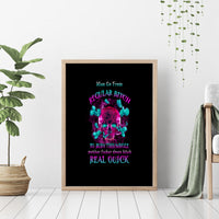 I Can Go From Regular B To Burn Canvas Wall Art - Wonder Print Shop