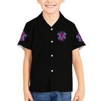 I Can Go From Regular B To Burn Family Matching Puletasi Dress and Hawaiian Shirt - Wonder Print Shop