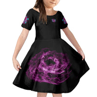 I Can Go From Regular B To Burn Kid Short Sleeve Dress - Wonder Print Shop