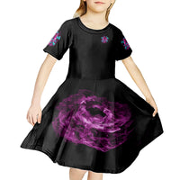 I Can Go From Regular B To Burn Kid Short Sleeve Dress - Wonder Print Shop