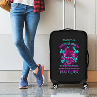 I Can Go From Regular B To Burn Luggage Cover - Wonder Print Shop