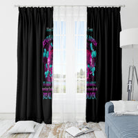 I Can Go From Regular B To Burn Window Curtain - Wonder Print Shop