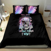 Rock Paper Throat Punch I Win Bedding Set - Wonder Print Shop