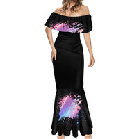 Rock Paper Throat Punch I Win Mermaid Dress - Wonder Print Shop