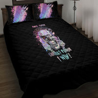Rock Paper Throat Punch I Win Quilt Bed Set - Wonder Print Shop
