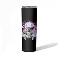 Rock Paper Throat Punch I Win Skinny Tumbler - Wonder Print Shop