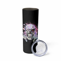 Rock Paper Throat Punch I Win Skinny Tumbler - Wonder Print Shop