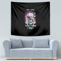 Rock Paper Throat Punch I Win Tapestry - Wonder Print Shop
