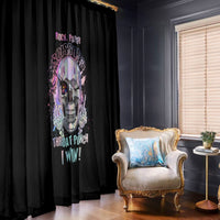 Rock Paper Throat Punch I Win Window Curtain - Wonder Print Shop