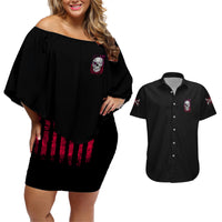 I'm A B Don't Try Me Couples Matching Off Shoulder Short Dress and Hawaiian Shirt - Wonder Print Shop
