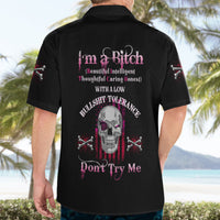 I'm A B Don't Try Me Hawaiian Shirt - Wonder Print Shop