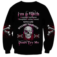 I'm A B Don't Try Me Sweatshirt - Wonder Print Shop