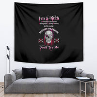 I'm A B Don't Try Me Tapestry - Wonder Print Shop