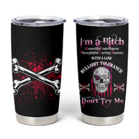 I'm A B Don't Try Me Tumbler Cup - Wonder Print Shop